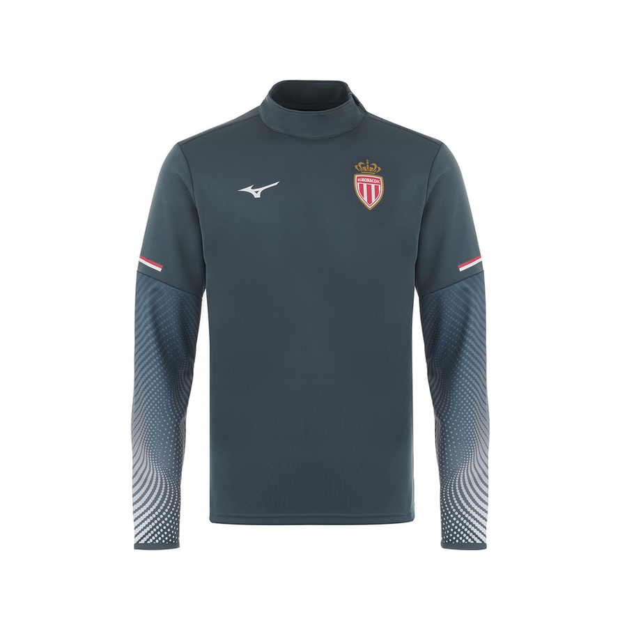Mizuno Mid Layer 1/2 Zip Shoulder Training Top AS Monaco Men Dark Slate
